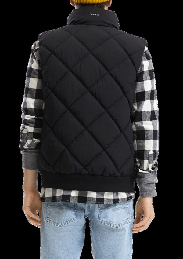 Wattierte Steppweste mit Eingrifftaschen