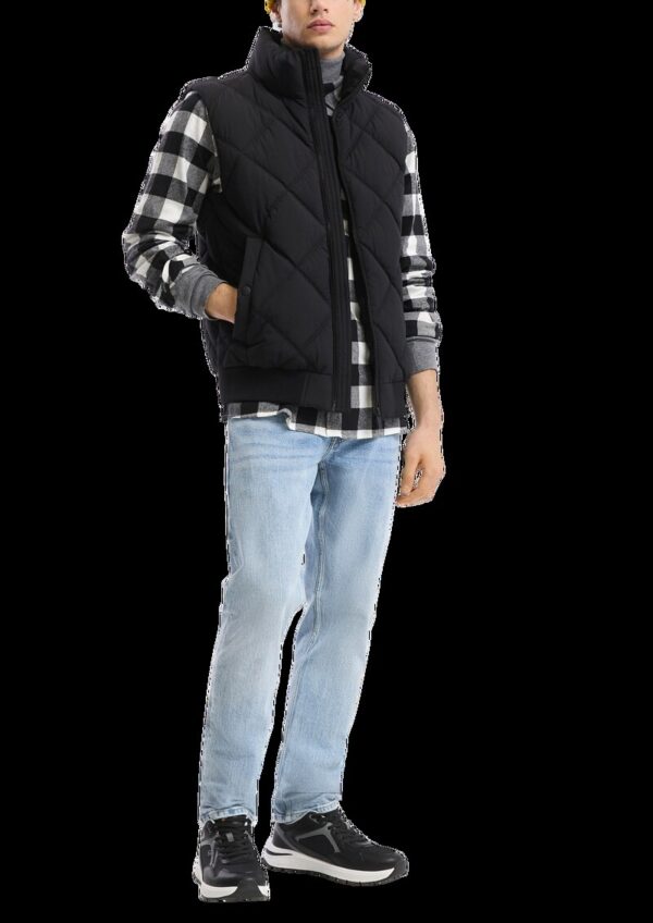 Wattierte Steppweste mit Eingrifftaschen