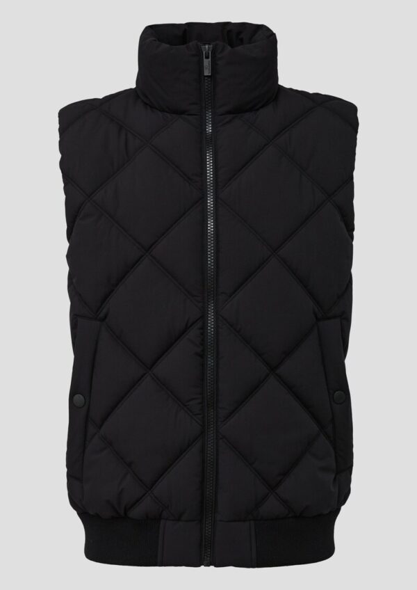 Wattierte Steppweste mit Eingrifftaschen