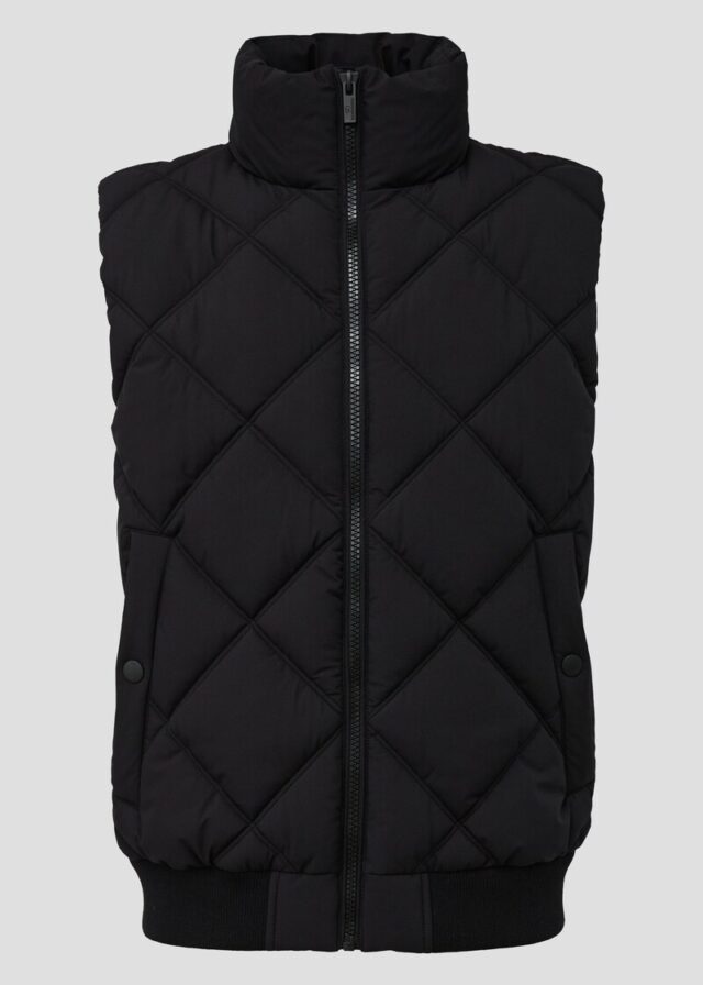 Wattierte Steppweste mit Eingrifftaschen