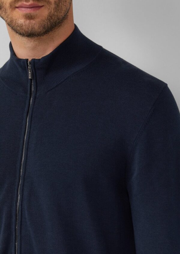 Feine Strickjacke aus Baumwoll-Modal-Mix