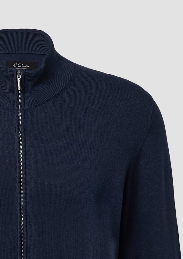 Feine Strickjacke aus Baumwoll-Modal-Mix