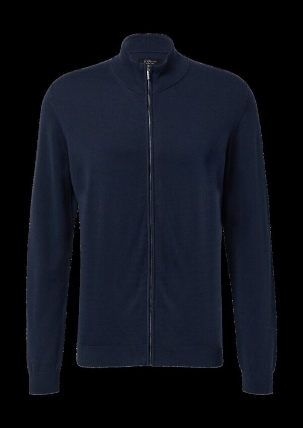 Feine Strickjacke aus Baumwoll-Modal-Mix