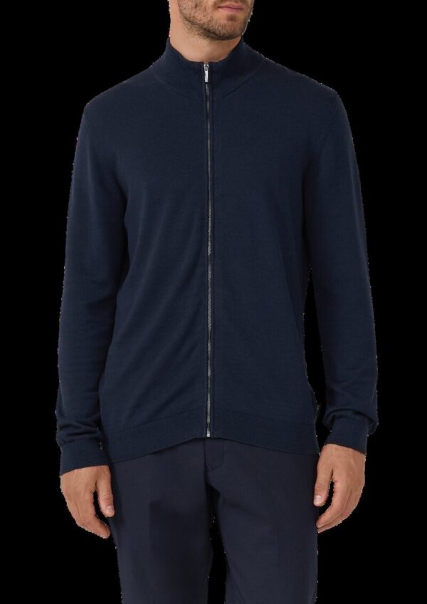 Feine Strickjacke aus Baumwoll-Modal-Mix