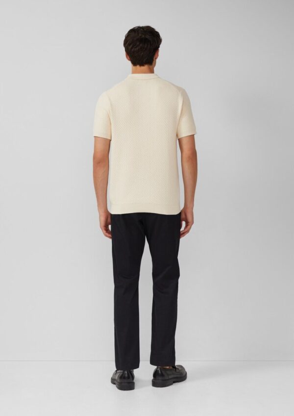 Poloshirt aus weichem Strukturstrick