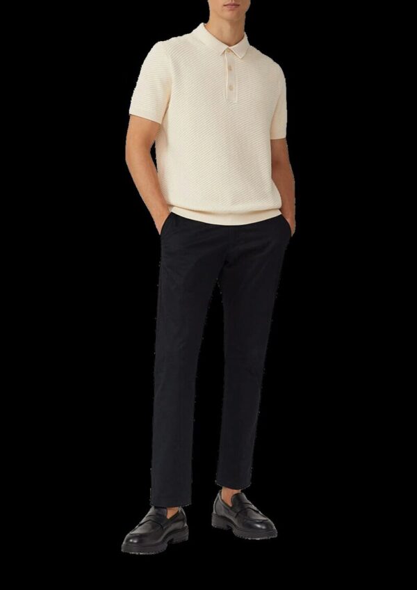 Poloshirt aus weichem Strukturstrick