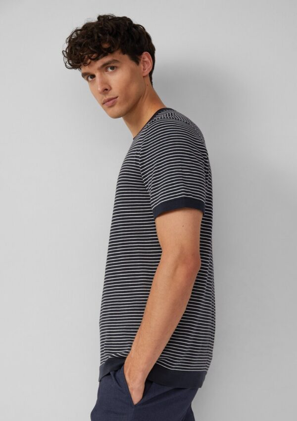 Feinstrickshirt aus reiner Baumwolle