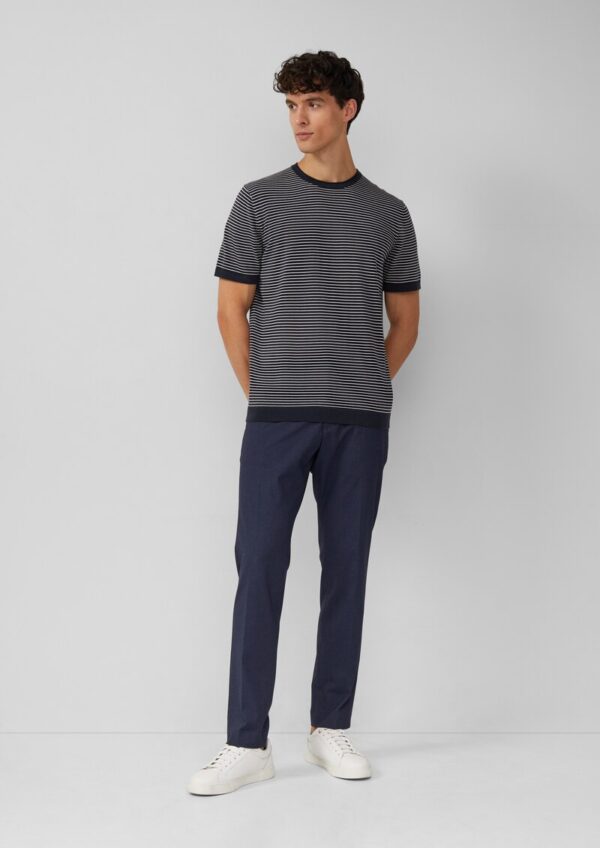 Feinstrickshirt aus reiner Baumwolle