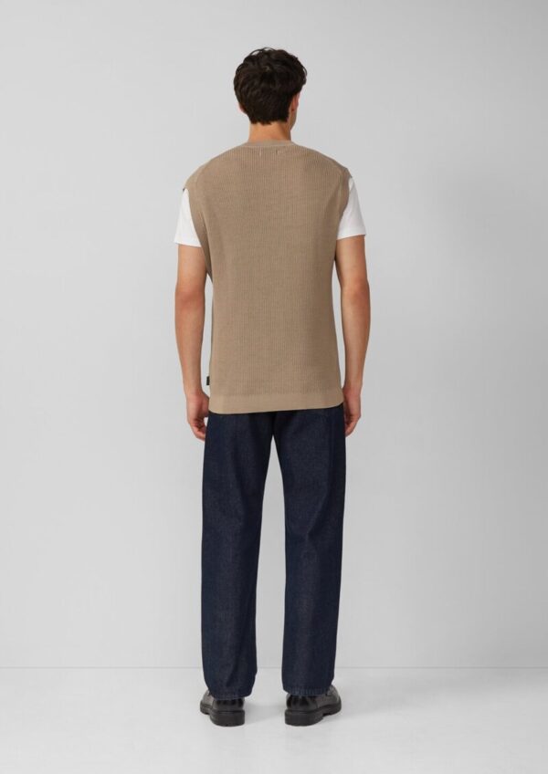 Modischer Strickpullunder aus reiner Baumwolle