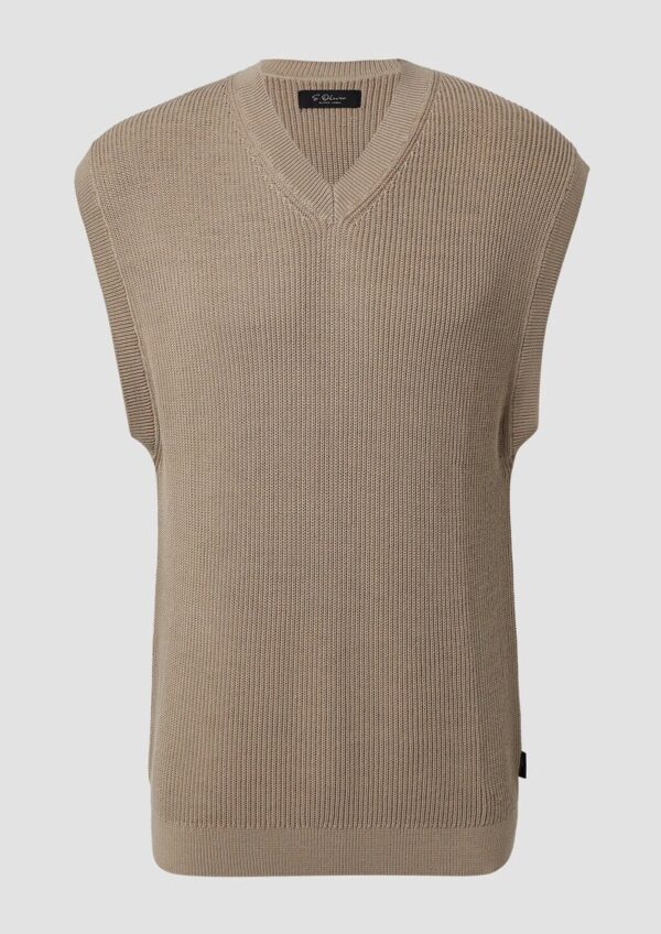 Modischer Strickpullunder aus reiner Baumwolle