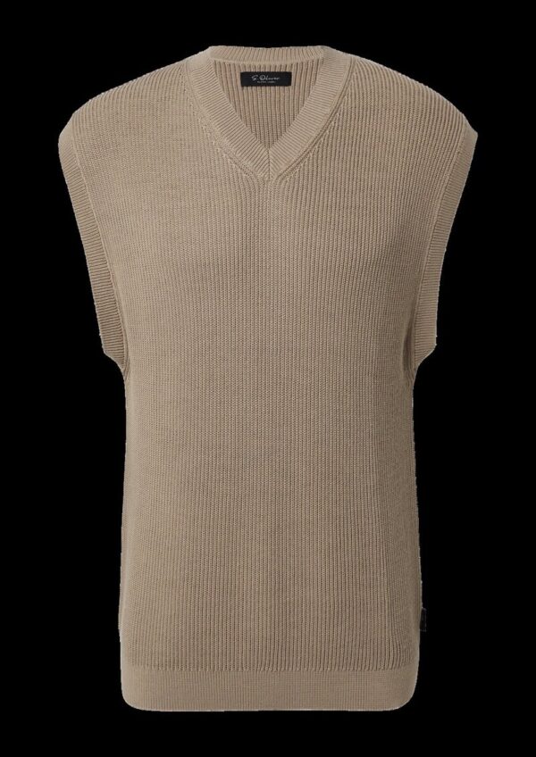 Modischer Strickpullunder aus reiner Baumwolle