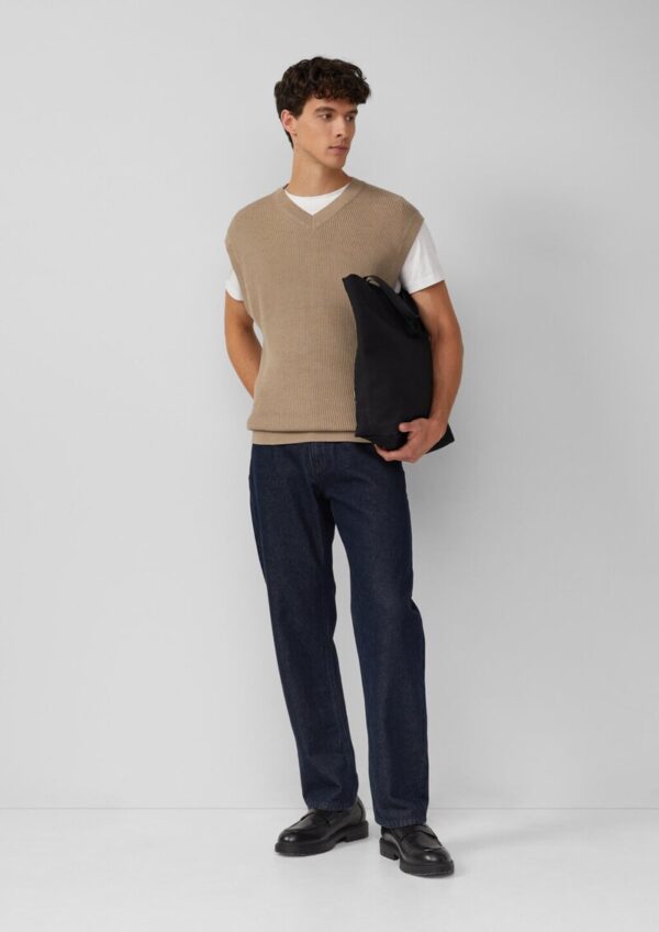 Modischer Strickpullunder aus reiner Baumwolle