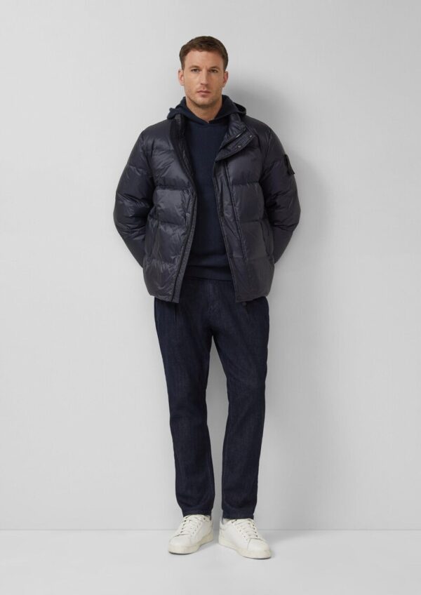 Hochwertiger Strickhoodie aus Merino-Kaschmir-Mix