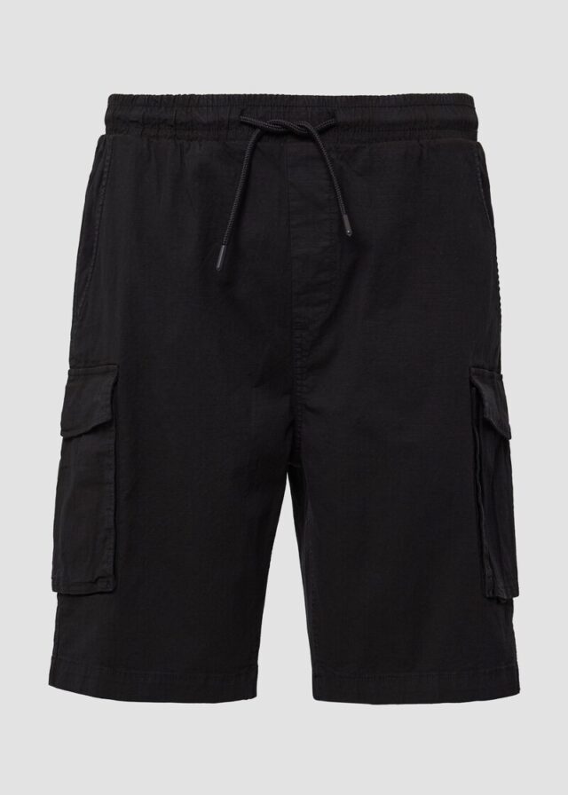 Cargo-Short aus strukturierter Ware