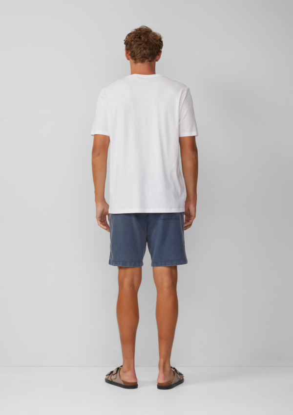 Gewaschene Shorts aus Strukturware