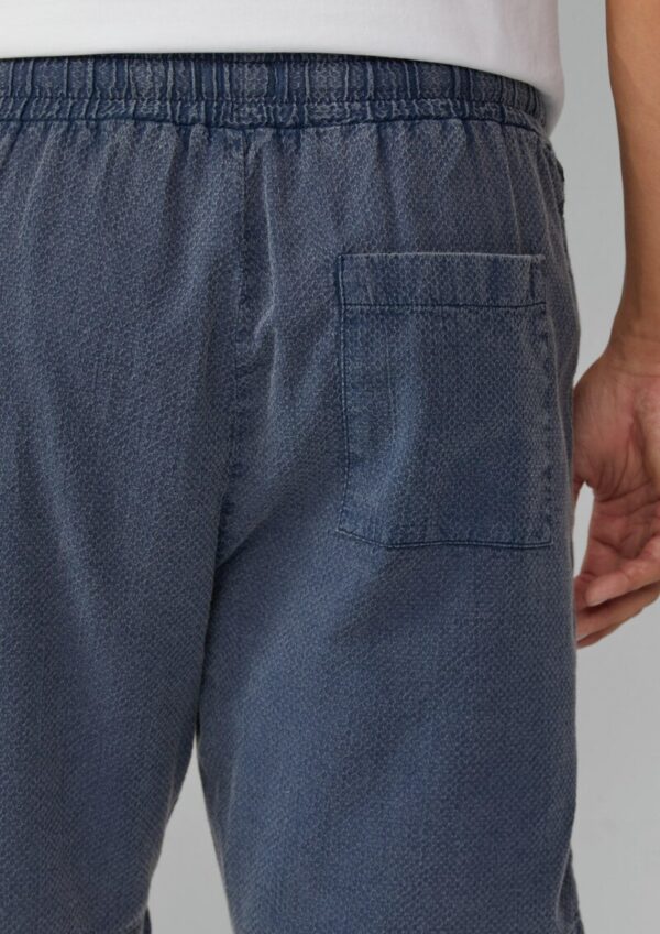 Gewaschene Shorts aus Strukturware