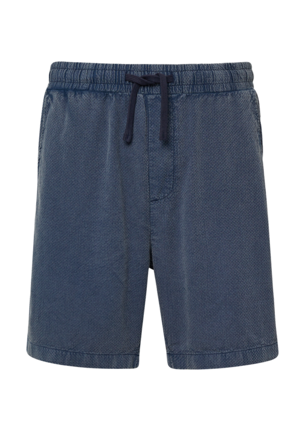 Gewaschene Shorts aus Strukturware