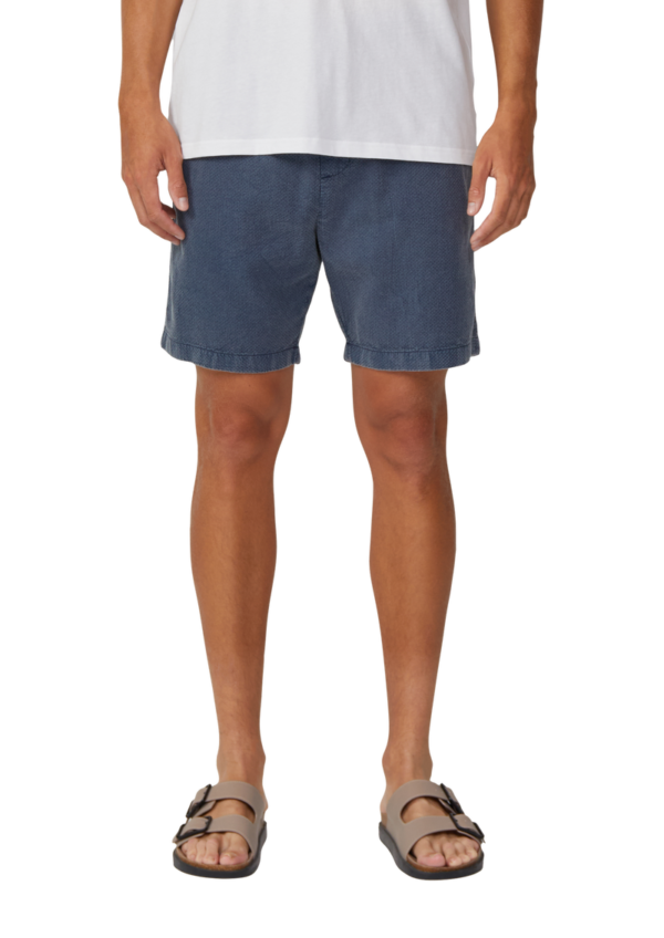 Gewaschene Shorts aus Strukturware