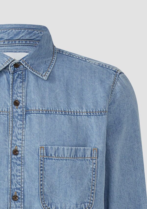 Regular Fit: Lässiges Jeanshemd aus Baumwolle