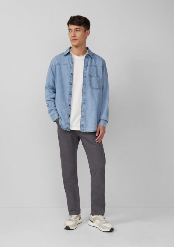 Regular Fit: Lässiges Jeanshemd aus Baumwolle