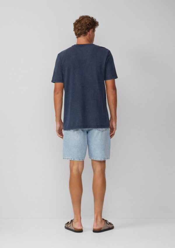 Gewaschenes T-Shirt aus Strukturjersey