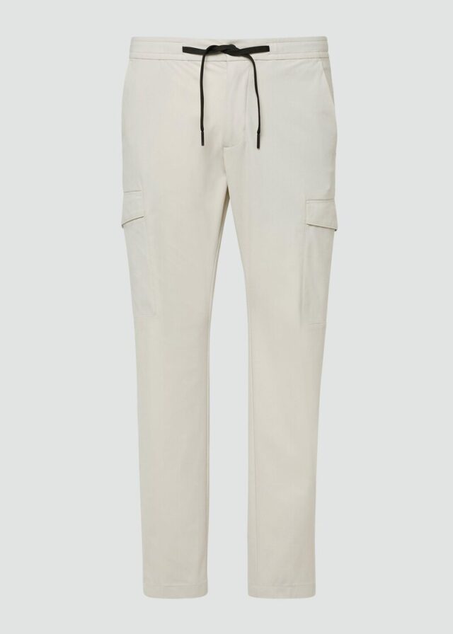 Sportive Jogpants mit Cargo-Taschen aus elastischem Jersey