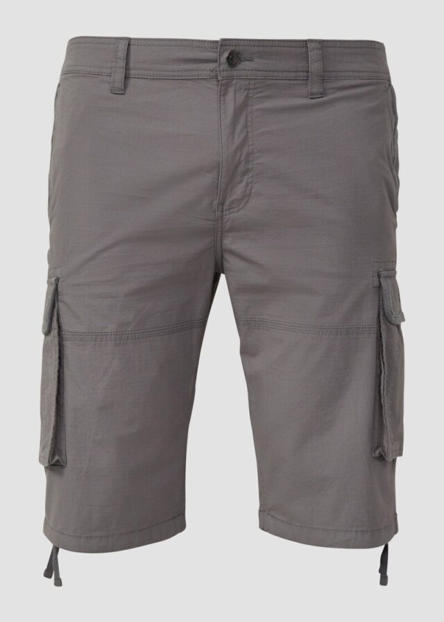 File: Cargo-Bermuda im Relaxed Fit mit Ripstop-Struktur