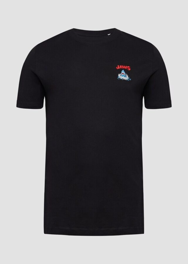 T-Shirt mit Crew Neck und Frontprint