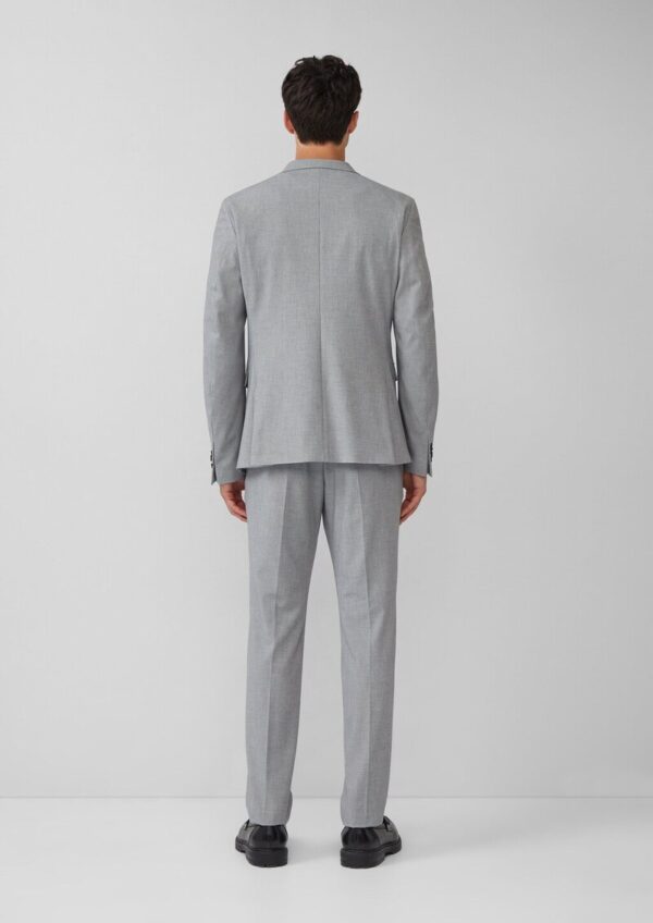 s.O PURE: Strukturiertes Anzugsakko im Slim Fit