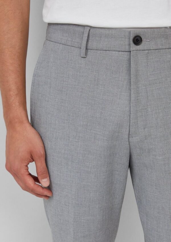 s.O PURE: Strukturierte Anzughose im Slim Fit