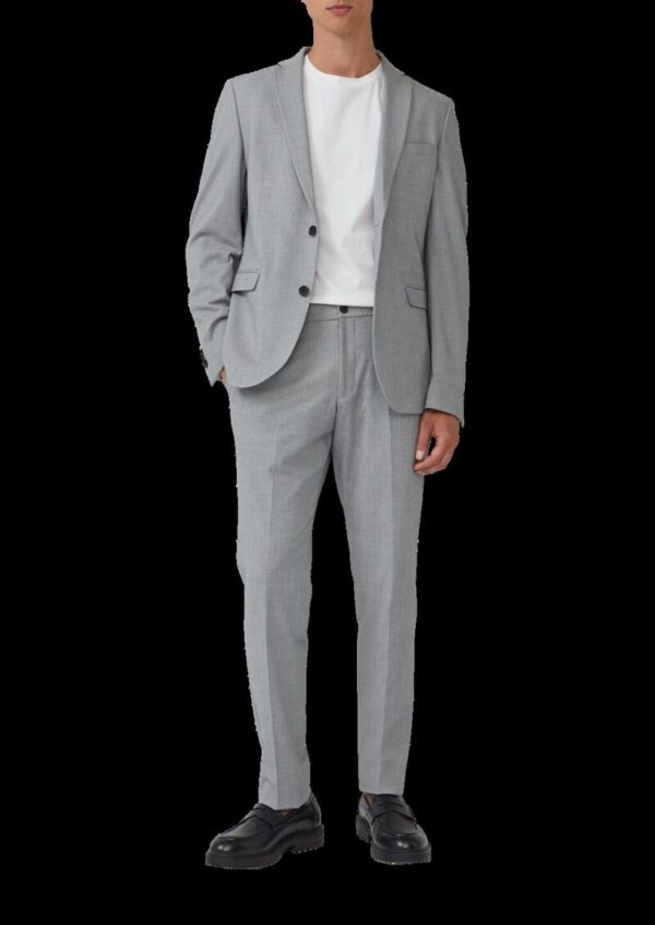 s.O PURE: Strukturierte Anzughose im Slim Fit