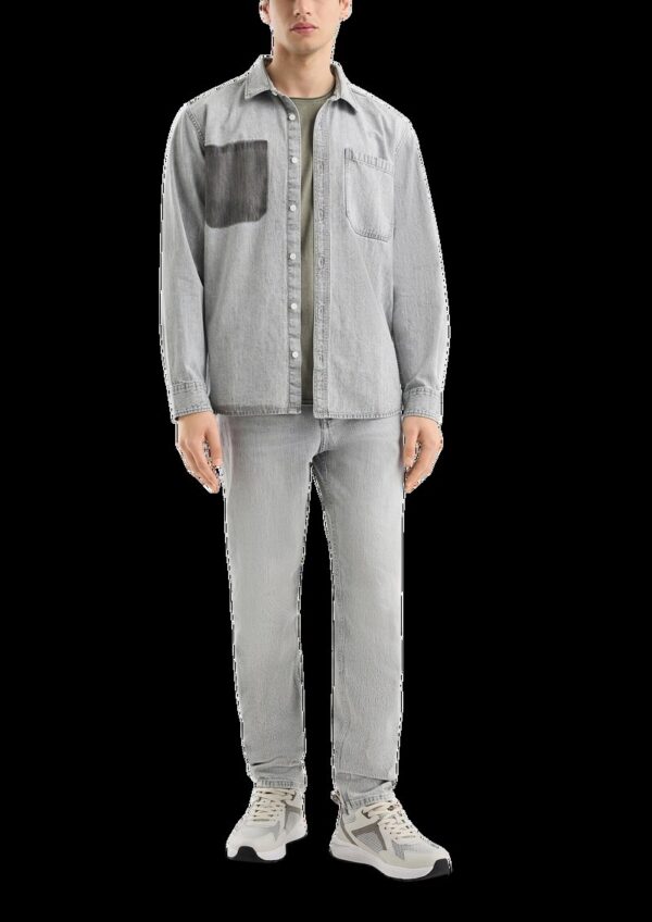 Regular Fit: Denim-Hemd