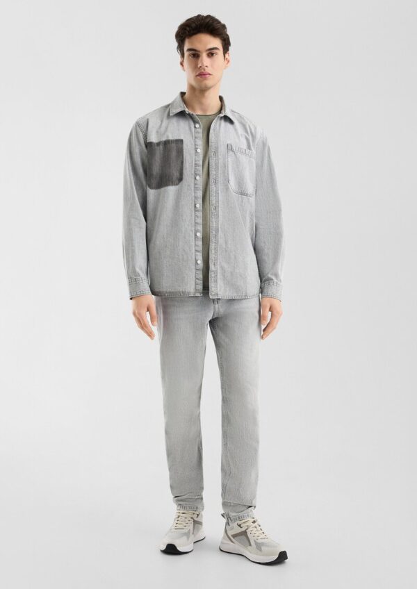 Regular Fit: Denim-Hemd