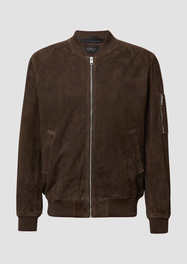 Hochwertiger Blouson aus weichem Veloursleder