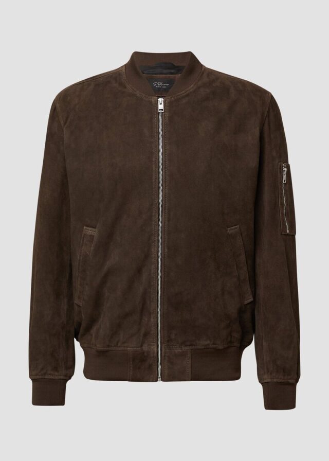 Hochwertiger Blouson aus weichem Veloursleder