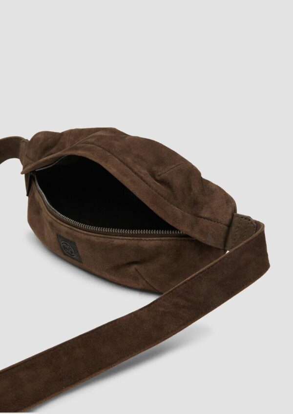 Crossbody-Bag aus softem Veloursleder