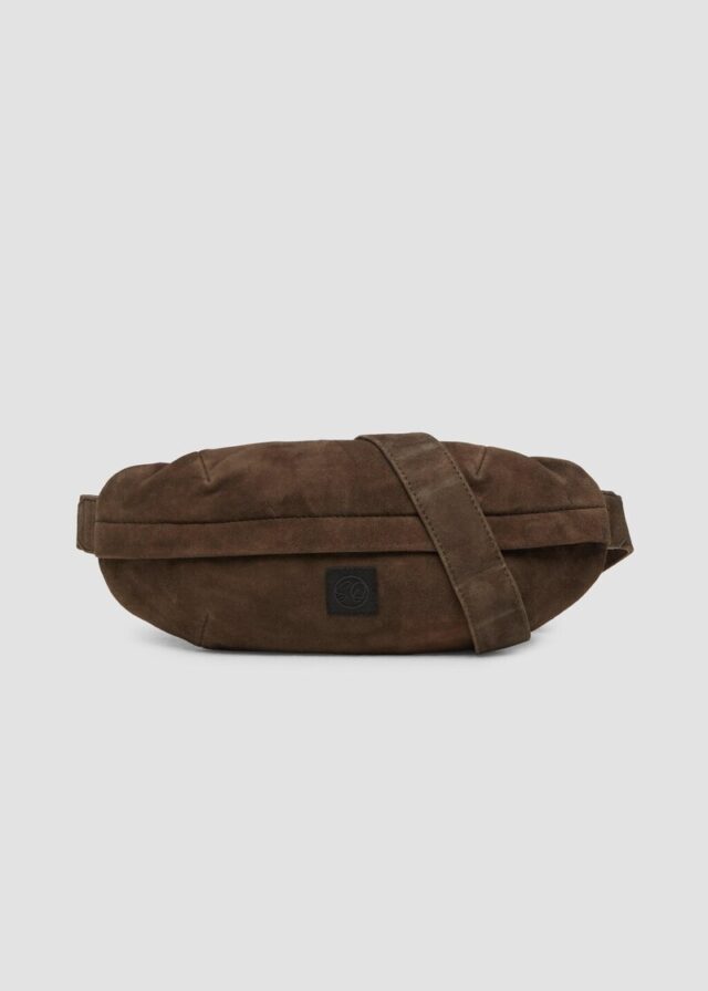 Crossbody-Bag aus softem Veloursleder