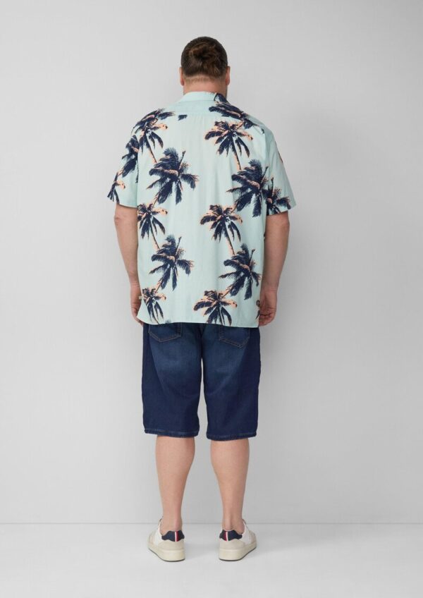 Resort Fit: Kurzarmhemd aus Viskosemix