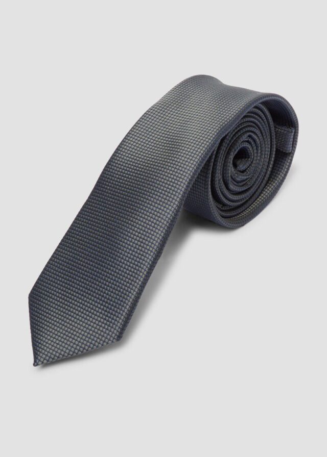 Krawatte aus Seidenmix mit Jacquard-Muster