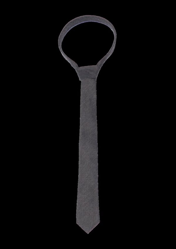 Seidenmix-Krawatte in Woll-Optik