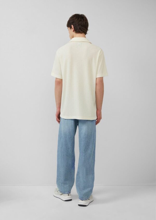 Jerseyhemd mit weicher Strickstruktur