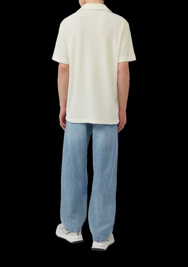 Jerseyhemd mit weicher Strickstruktur