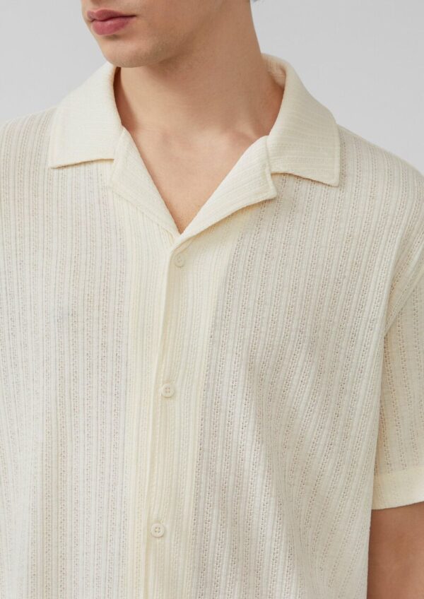 Jerseyhemd mit weicher Strickstruktur