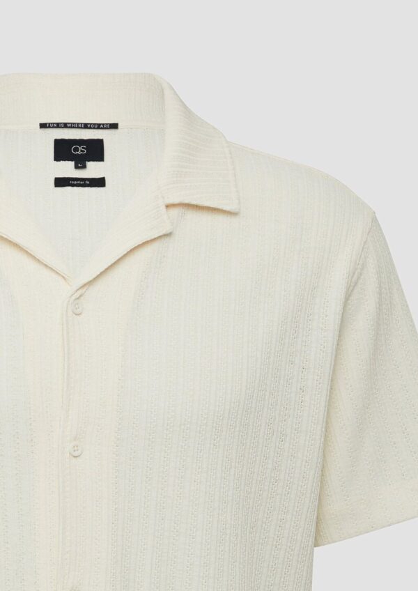Jerseyhemd mit weicher Strickstruktur