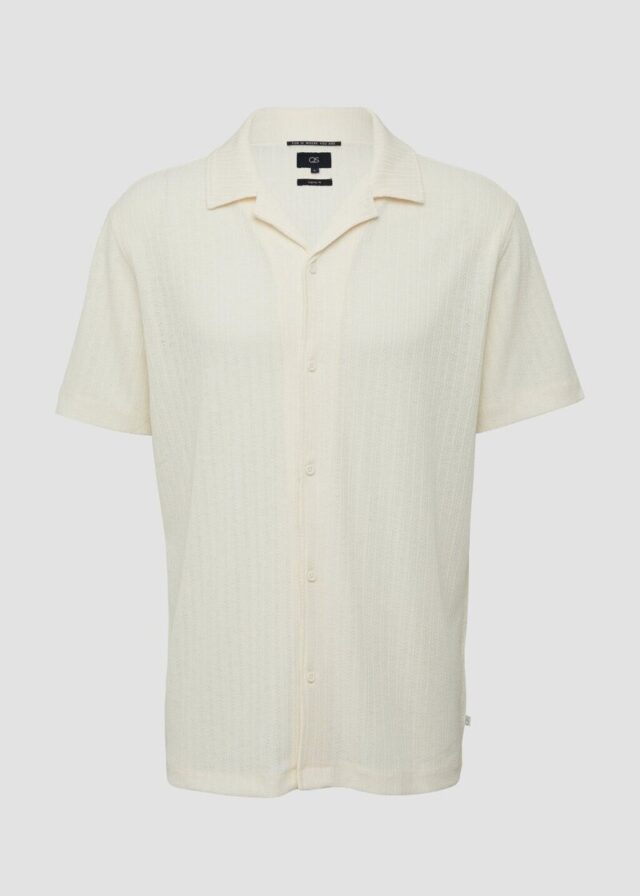 Jerseyhemd mit weicher Strickstruktur