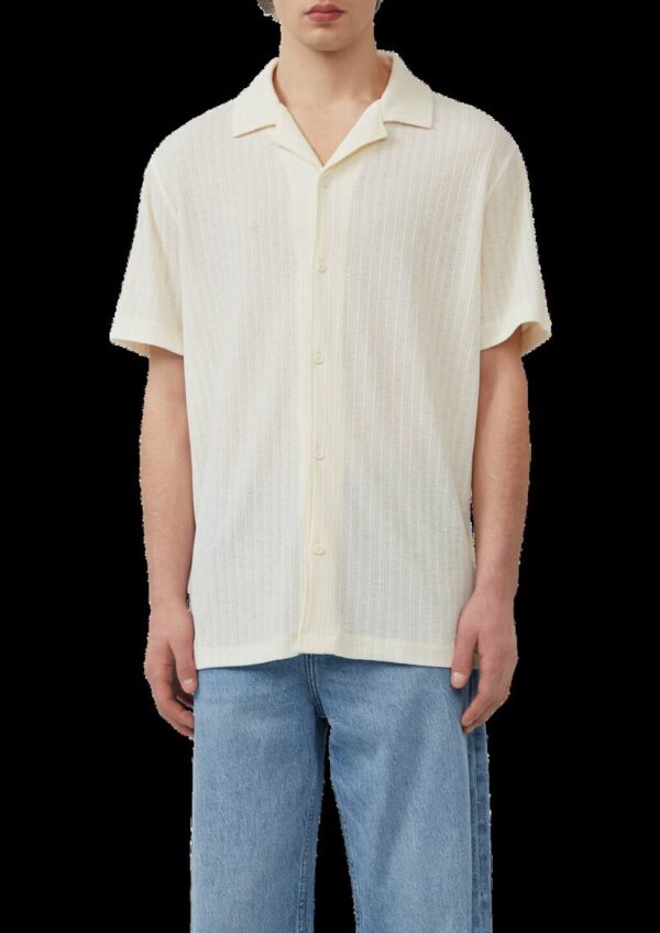 Jerseyhemd mit weicher Strickstruktur