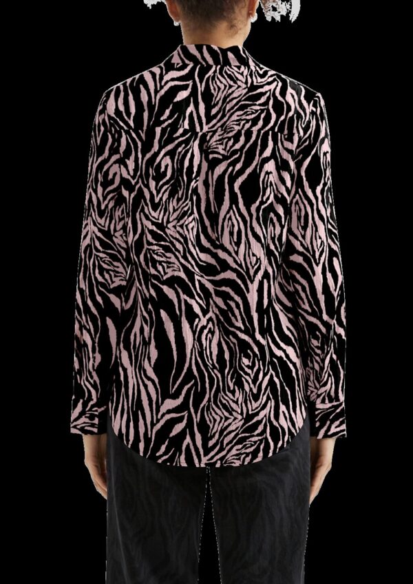 Gemusterte Bluse aus Viskosemix