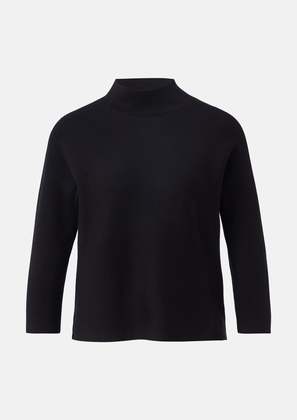 Strickpullover aus Viskosemix mit Stehkragen