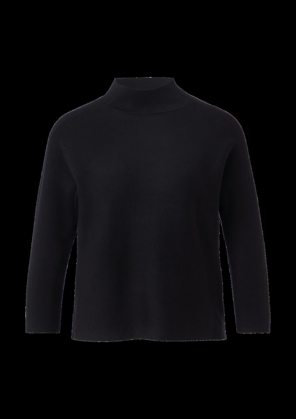 Strickpullover aus Viskosemix mit Stehkragen