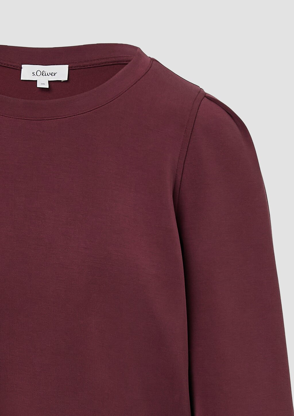 Scuba-Sweatshirt mit Puffärmeln